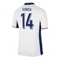 Camiseta Inglaterra Ezri Konsa #14 Primera Equipación Replica Eurocopa 2024 mangas cortas